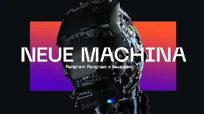 Neue Machina Family font