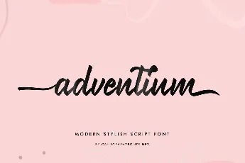 Adventium Demo font