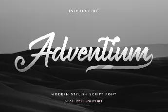 Adventium Demo font