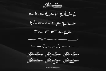 Adventium Demo font