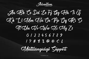 Adventium Demo font