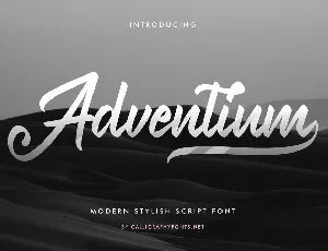 Adventium Demo font