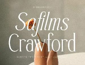 Safilms Crawford font