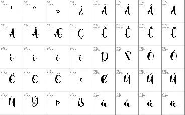 Magnolica font