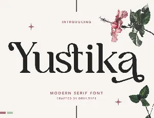 Yustika font