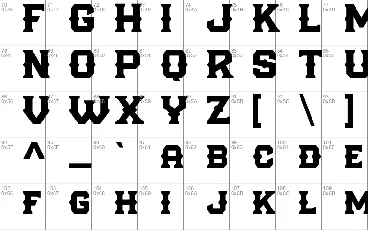 Barlock font