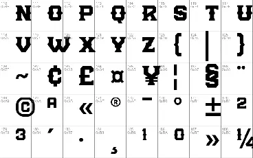 Barlock font