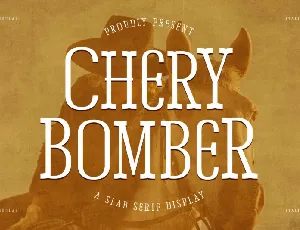 Chery Bomber Display font