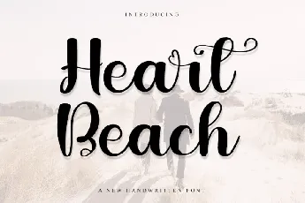 Heart Beach font