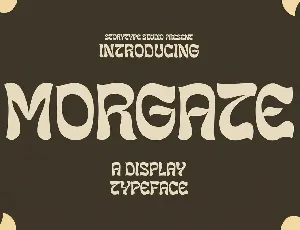 MORGATE font