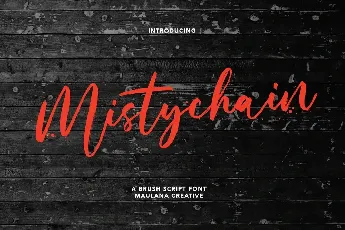 Mistychain font