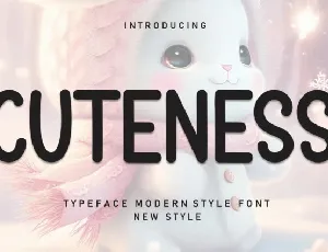 Cuteness Display font