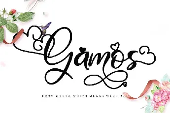 Gamos font