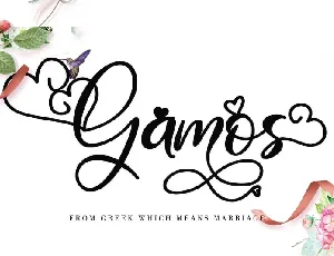 Gamos font