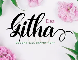 Dea Githa Script font