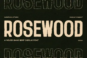 Rosewood font