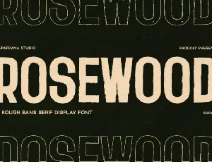 Rosewood font