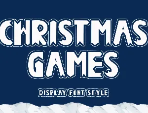 Christmas Games font