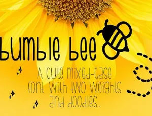 Bumblebee Thin Script font