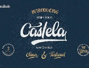 Castela Script Demo font