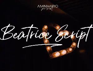 Beatrice Script font