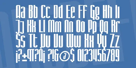 SF Iron Gothic font