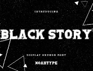 Black Story font