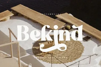 Bekind font