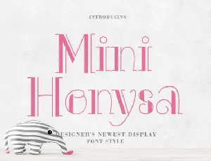 Mini Honysa font