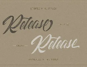 Striped King Script Free Download font