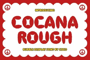 Cocana Rough font