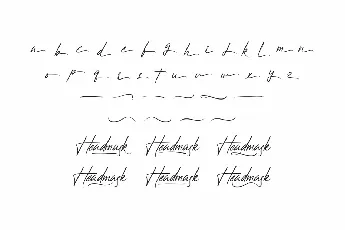 Headmask Demo font