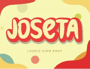 Joseta Free Personal Use font