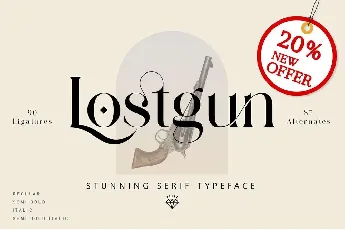 Lostgun font