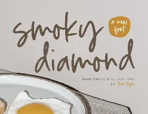 Smoky Diamond font