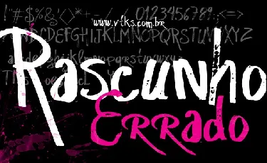 vtks Rascunho Errado font