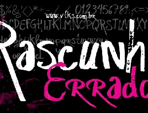 vtks Rascunho Errado font