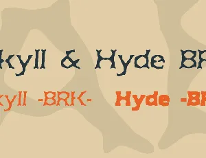 Jekyll & Hyde BRK font