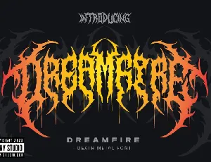 Dreamfire font