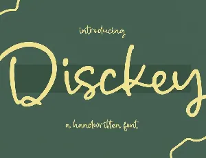 Disckey font