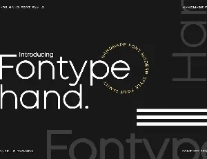 Fontype Hand font