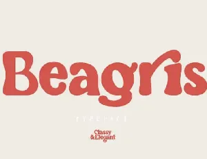 Beagris Display font