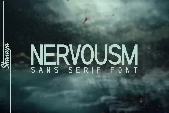 Nervousm Sans Serif font