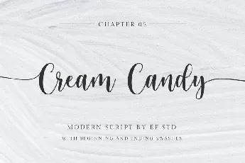 Cream Candy font