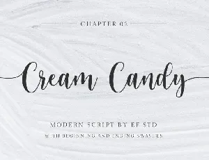 Cream Candy font