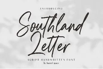 Southland Letter font