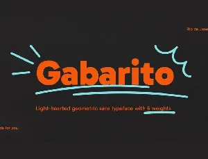 Gabarito Free font