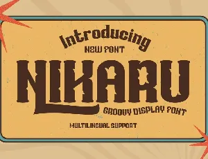 NIKARU font