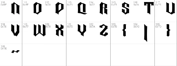 Galas font