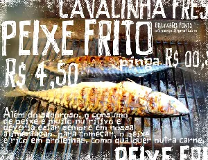 PEIXE FRITO font